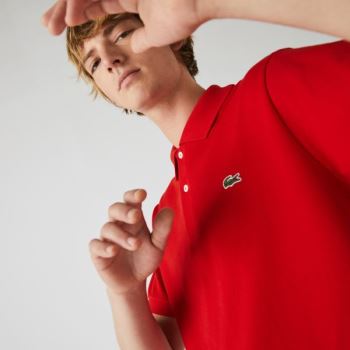 Lacoste Classic Fit L.12.12 Polo Shirt Pánské - Šortky Červené | CZ-7Cp1nM